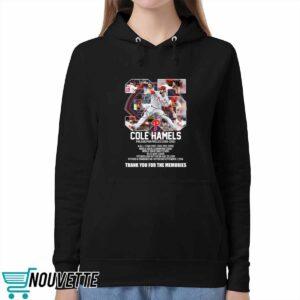 Cole Hamels Phillies 2006 2015 Thank You For The Memories Shirt