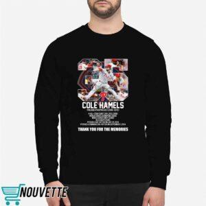Cole Hamels Phillies 2006 2015 Thank You For The Memories Shirt