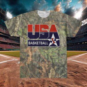 Devin Booker Usa Basketball Camo Shirt