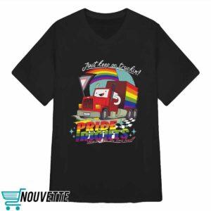 Drawfee Pride 2024 Just Keep On Truckin' Pride Rights Shirt 3 Drawfee Pride 2024 Just Keep On Truckin' Pride Rights Shirt