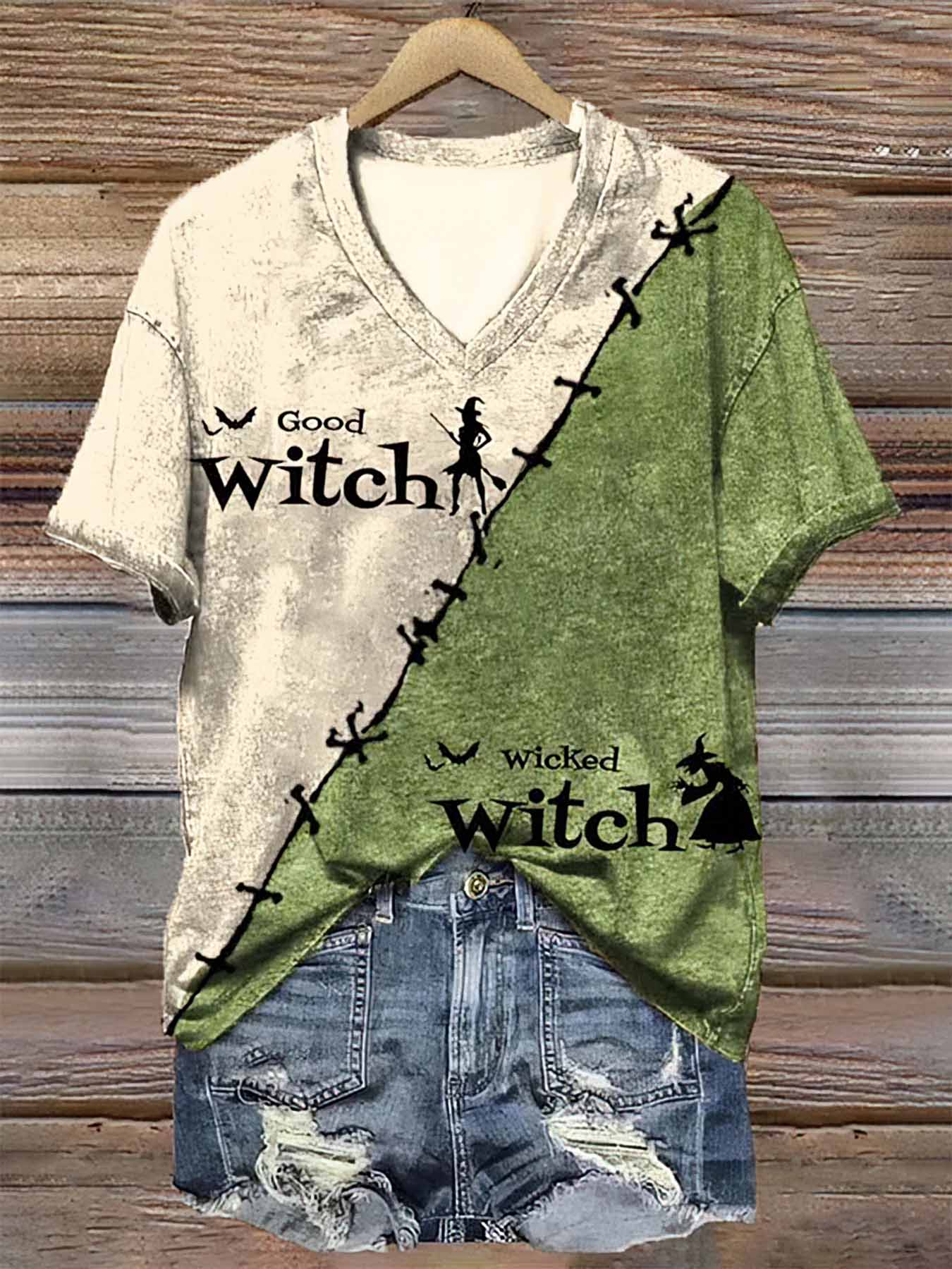 Good Witch Wicked Witch Halloween Shirt Good Witch Wicked Witch Halloween Shirt