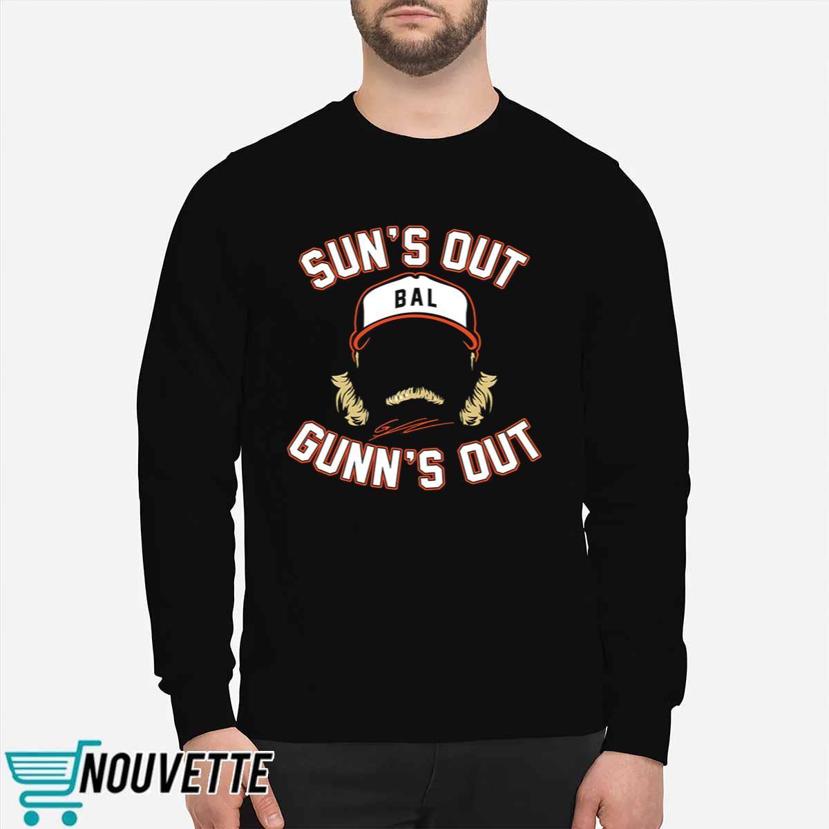 Gunnar Henderson Suns Out Gunns Out Shirt Gunnar Henderson Suns Out Gunns Out Shirt