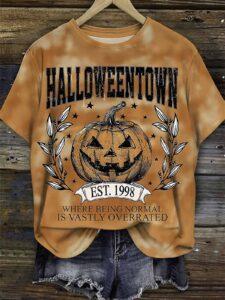 Halloweentown Est 1998 Where Being Normal Is Vastly Overrated Shirt