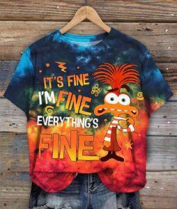 Its Fine Im Fine Everythings Fine Halloween Shirt Its Fine Im Fine Everythings Fine Halloween Shirt
