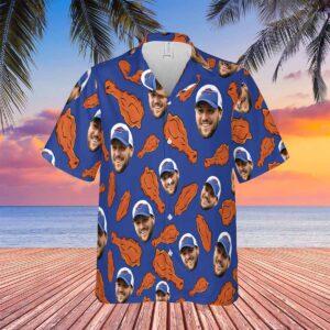 Josh Allen Bills Fried Chicken Hawaiian Shirt Josh Allen Bills Fried Chicken Hawaiian Shirt