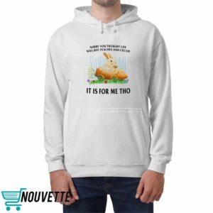 Rabbit Sorry You Thought Life Was Just Peaches And Cream Shirt