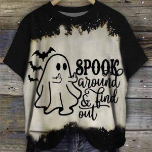 Spook Around And Find Out Halloween Shirt