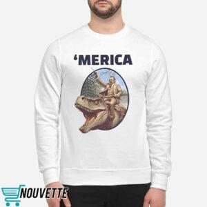Theodore Roosevelt Allosaurus T-Rex Merica Shirt 2 Theodore Roosevelt Allosaurus T Rex Merica Shirt