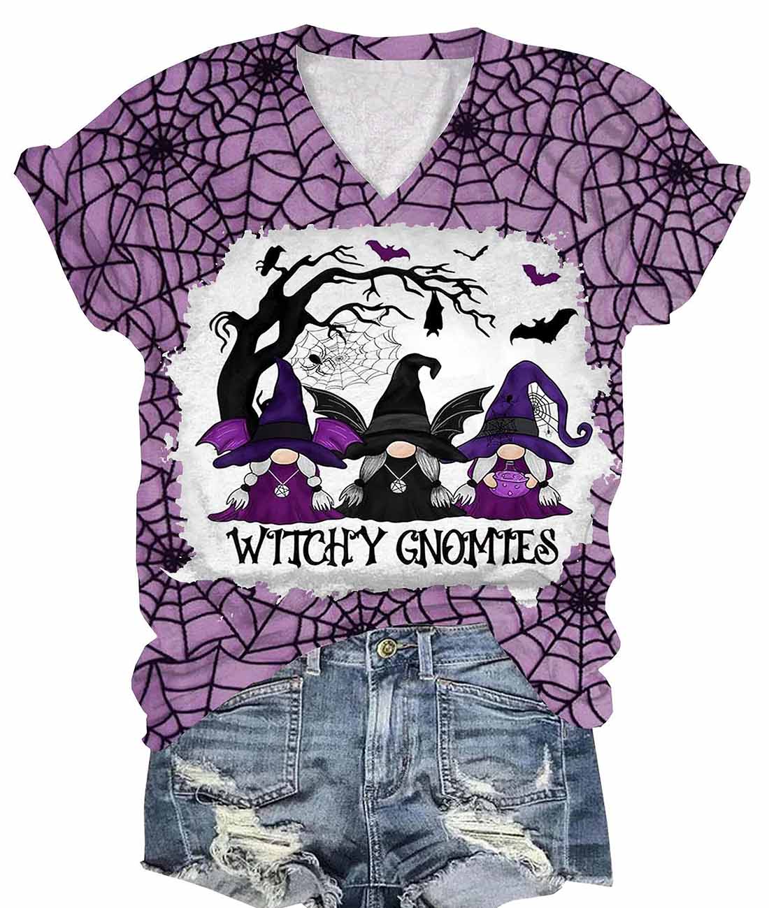Witchy Gnomies Halloween 3D Shirt Witchy Gnomies Halloween 3D Shirt