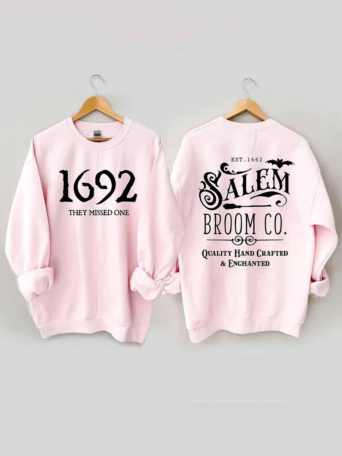 1692 They Missed One Salem Broom Co Quality Hand Crafted And Enchanted Halloween Shirt 1692 They Missed One Salem Broom Co Quality Hand Crafted And Enchanted Halloween Shirt