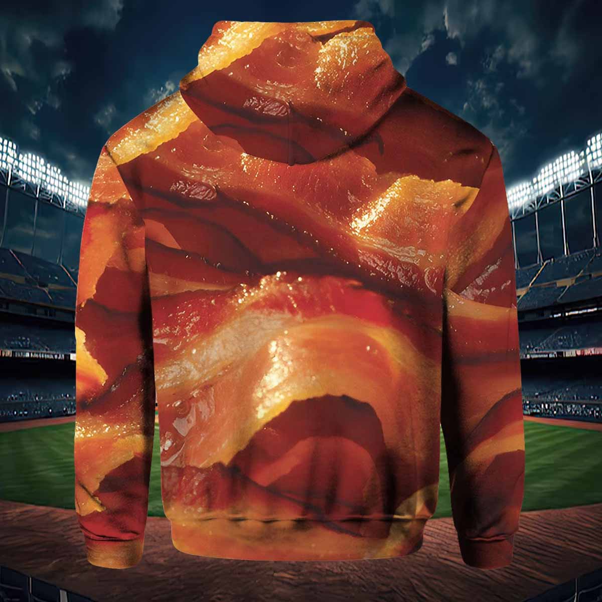 Bacon Strips Funny Foods Hoodie Bacon Strips Funny Foods Hoodie