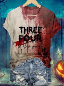 Blood Three Four Better Look Your Door Halloween Shirt Blood Three Four Better Look Your Door Halloween Shirt