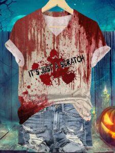 Bloody It’s Just A Scratch Halloween Shirt Bloody It’s Just A Scratch Halloween Shirt