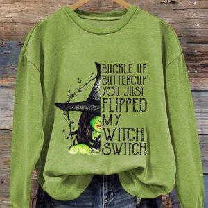 Halloween Buckle Up Buttercup You Just Flipped My Witch Switch Shirt 1 Buckle Up Buttercup You Just Flipped My Witch Switch Halloween Shirt