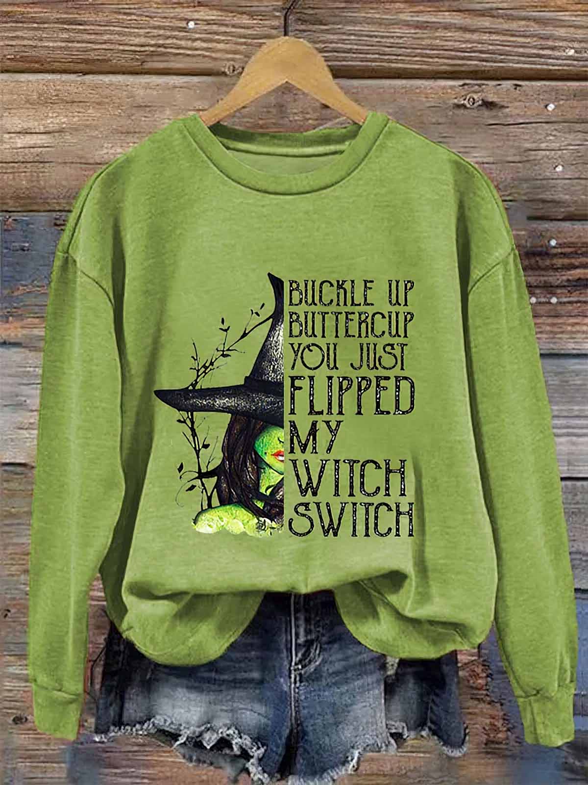 Halloween Buckle Up Buttercup You Just Flipped My Witch Switch Shirt Halloween Buckle Up Buttercup You Just Flipped My Witch Switch Shirt