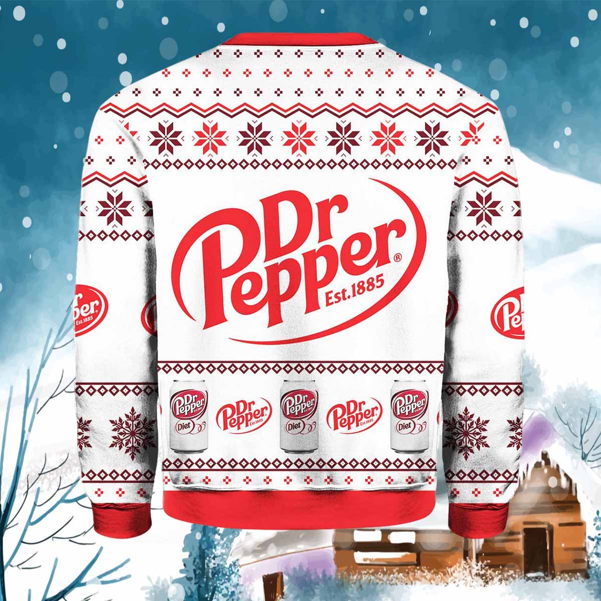 Dr Pepper Ugly Christmas Sweater Dr Pepper Ugly Christmas Sweater