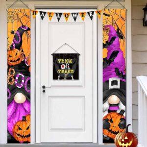 Halloween Gnomes Porch Banner Set