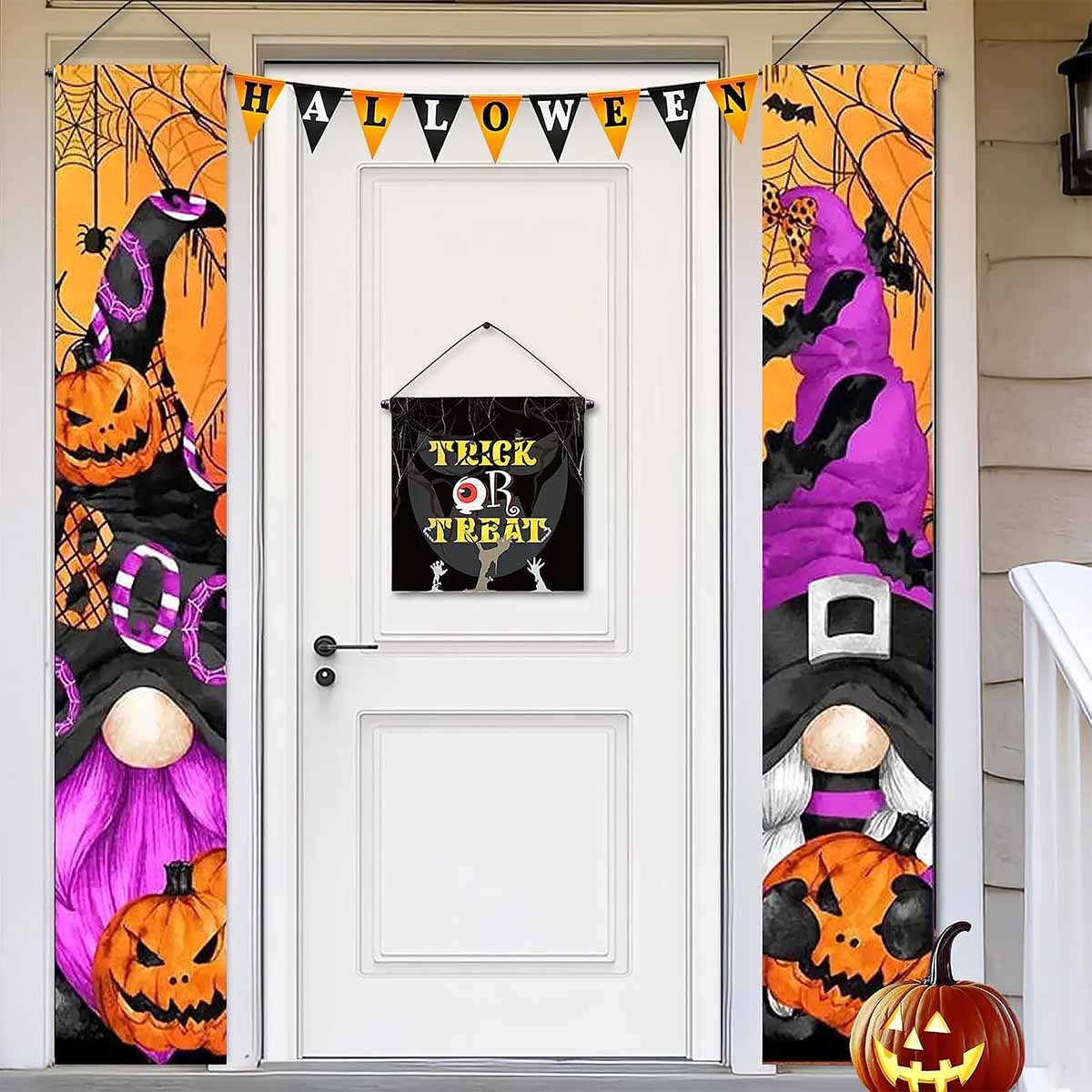 Halloween Gnomes Porch Banner Set Halloween Gnomes Porch Banner Set