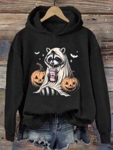 Halloween Raccoon Ghost Shirt
