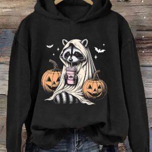 Halloween Raccoon Ghost Shirt