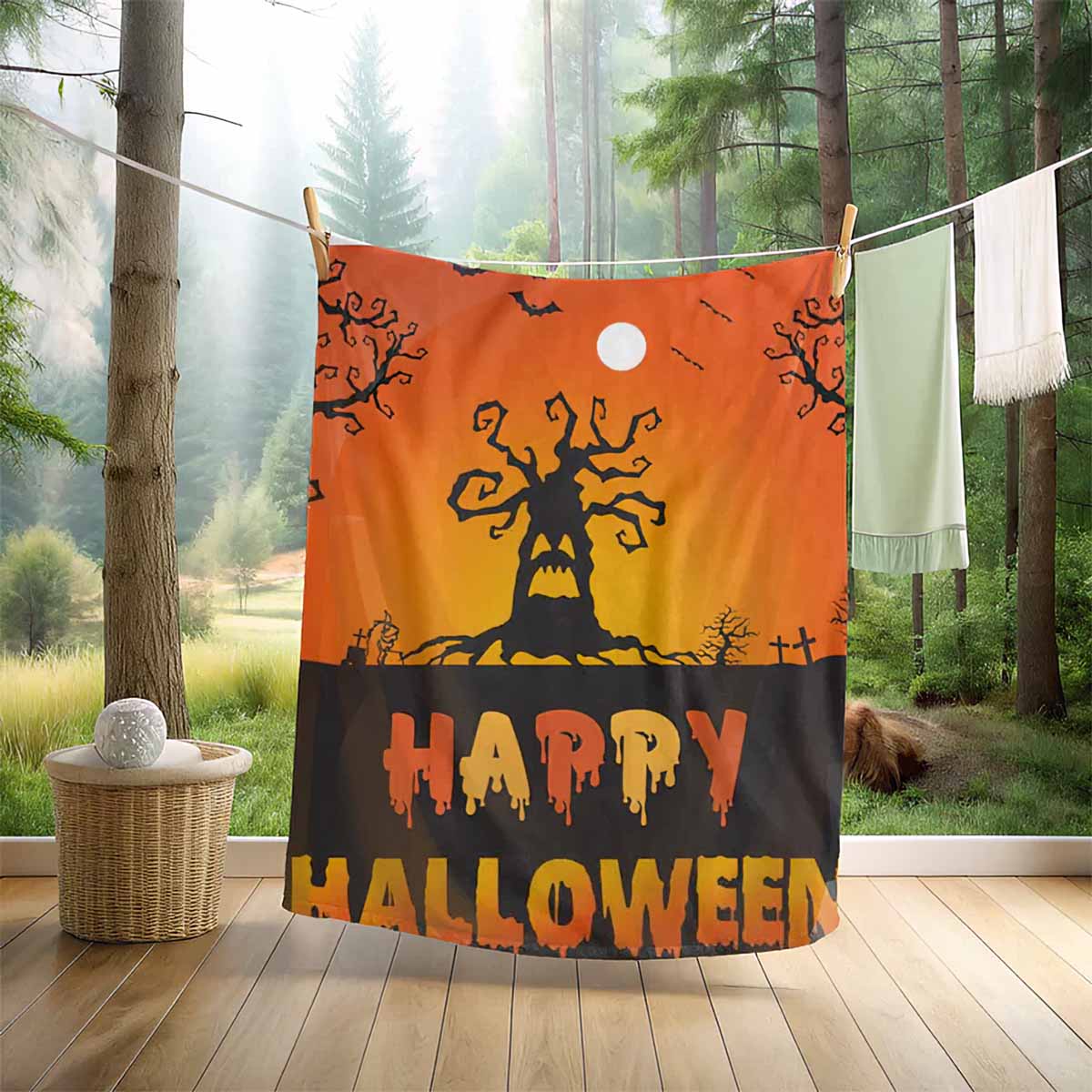 Happy Halloween Blanket Happy Halloween Blanket