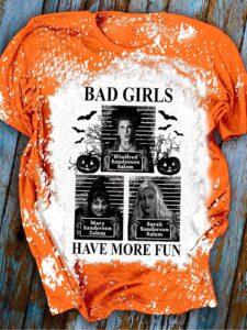Hocus Pocus Bad Girls Have More Fun Halloween Shirt Hocus Pocus Bad Girls Have More Fun Halloween Shirt