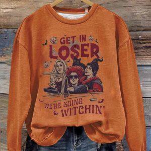Hocus Pocus Get In Loser We're Going Witchin Halloween Shirt