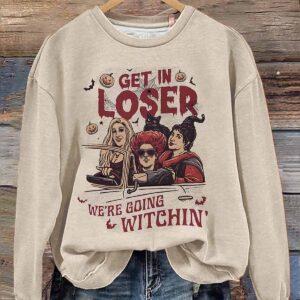 Hocus Pocus Get In Loser We're Going Witchin Halloween Shirt