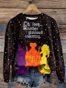 Hocus Pocus Oh Look Another Glorious Morning Makes Me Sick Halloween Print Shirt Hocus Pocus Oh Look Another Glorious Morning Makes Me Sick Halloween Print Shirt