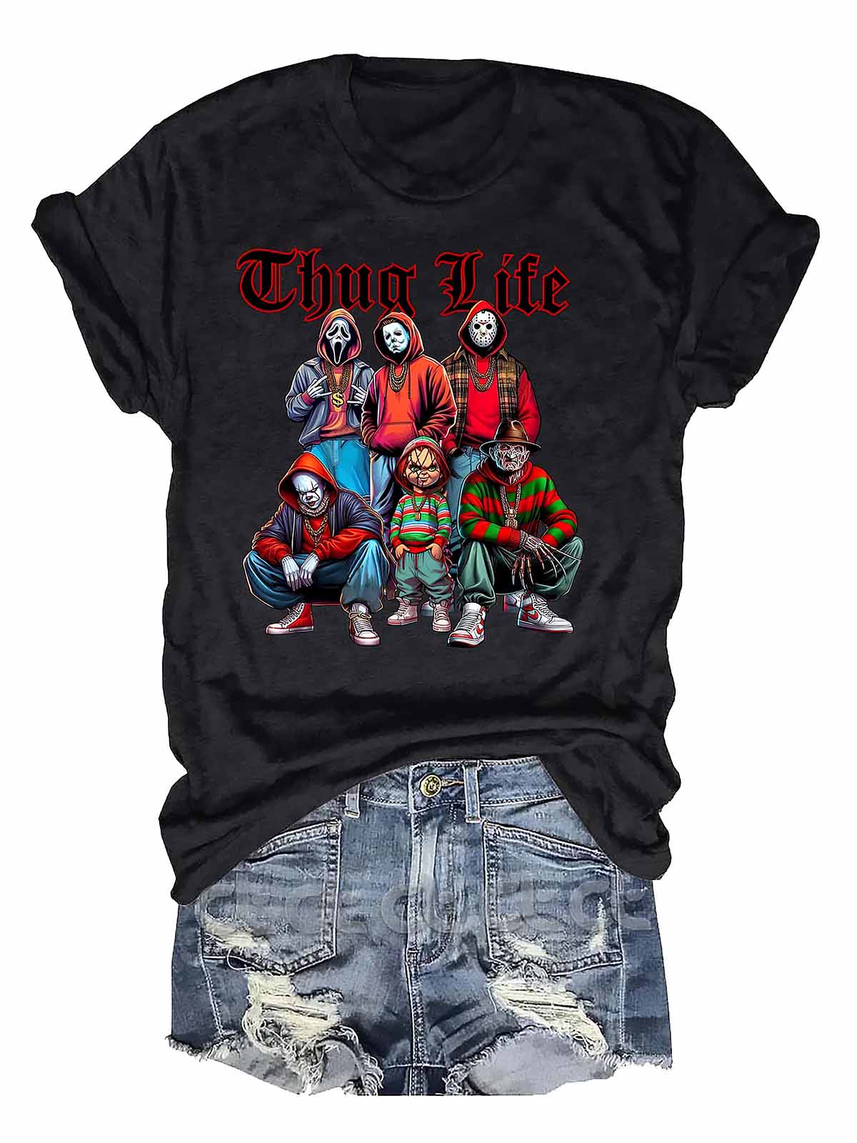 Horror Character Thug Life Halloween Shirt Horror Character Thug Life Halloween Shirt