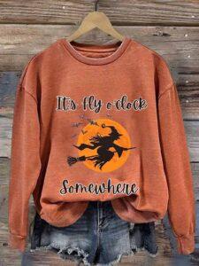 It’s Fly Oclock Somewhere Halloween Shirt