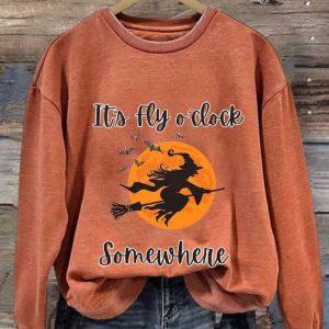 It's Fly O'clock Somewhere Halloween Shirt1