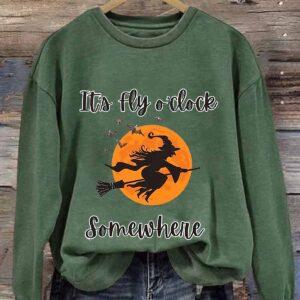 It's Fly O'clock Somewhere Halloween Shirt1