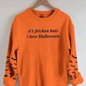 It's Fricken Bats I Love Halloween Shirt1