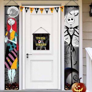 Jack Skellington And Sally Halloween Porch Banner Set Jack Skellington And Sally Halloween Porch Banner Set