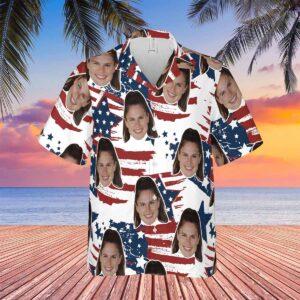 Jason Kelce Ilona Maher Face Hawaiian Shirt