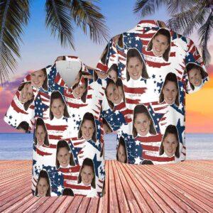 Jason Kelce Ilona Maher Face Hawaiian Shirt 1 Jason Kelce Ilona Maher Face Hawaiian Shirt