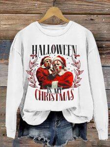 Jason Voorhees And Michael Myers Halloween Is My Christmas Shirt Jason Voorhees And Michael Myers Halloween Is My Christmas Shirt