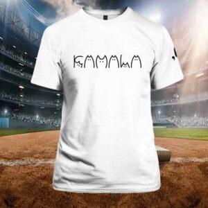 La Cat Kamala Print V-Neck T-Shirt 5 Cat Kamala Print V Neck T Shirt