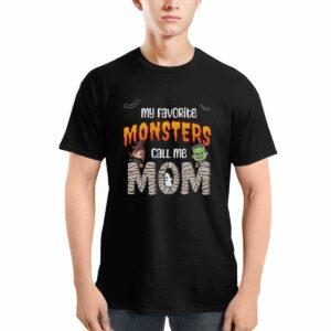 My Favorite Monster Call Me Mom Halloween Shirt