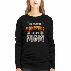 My Favorite Monster Call Me Mom Halloween Shirt