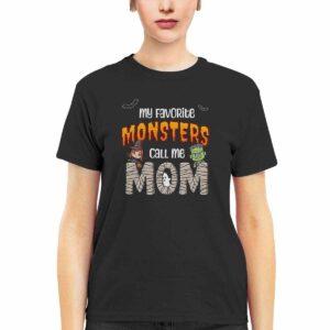 My Favorite Monster Call Me Mom Halloween Shirt