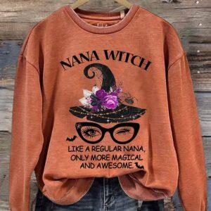 Nana Witch Like A Regular Nana Only More Magical And Awesome Halloween Shirt 2 Nana Witch Like A Regular Nana Only More Magical And Awesome Halloween Shirt