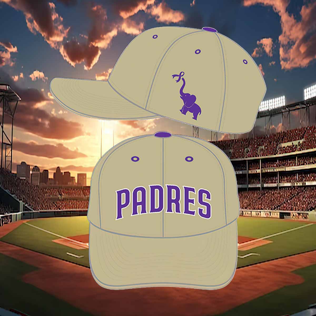 Padres Alzheimer’s Awareness Night Hat Giveaway 2024 Padres Alzheimer’s Awareness Night Hat Giveaway 2024