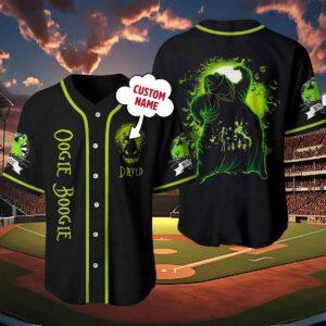Personalized Oogie Boogie Halloween Baseball Jersey Personalized Oogie Boogie Halloween Baseball Jersey