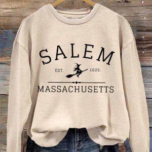 Salem Est 1626 Massachusetts Halloween Shirt
