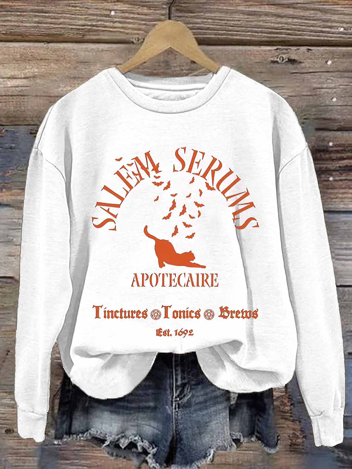 Salem Serums Apotecaire Tinctures Tonics Brews Halloween Shirt Salem Serums Apotecaire Tinctures Tonics Brews Halloween Shirt