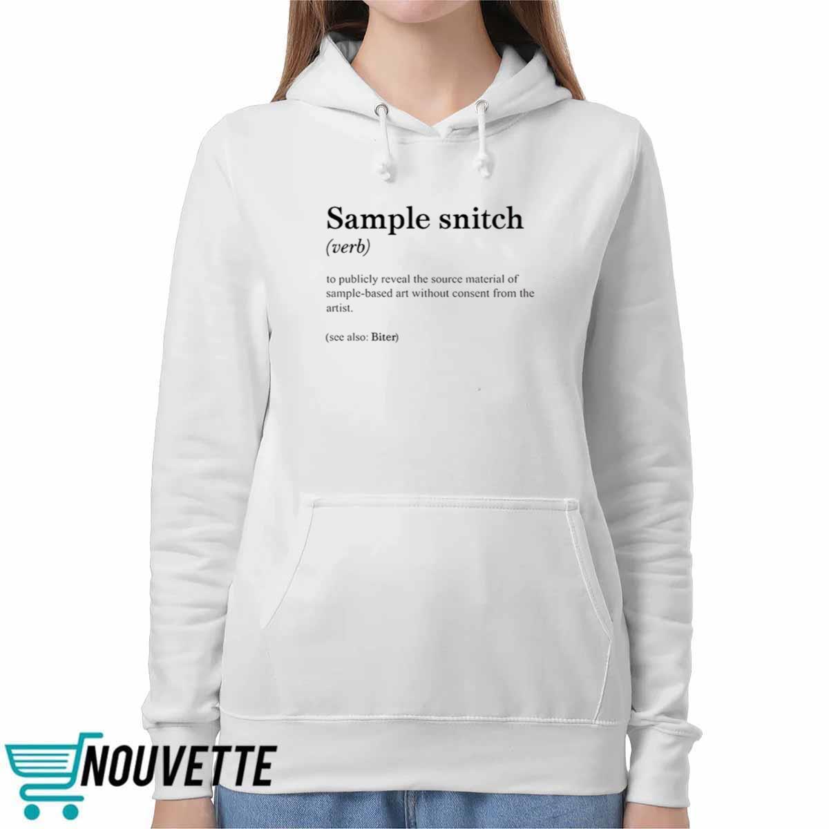Sample Snitch Definition Shirt Sample Snitch Definition Shirt