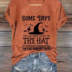 Some Days You Just Have To Put On The Hat Halloween Shirt 2 Some Days You Just Have To Put On The Hat Halloween Shirt