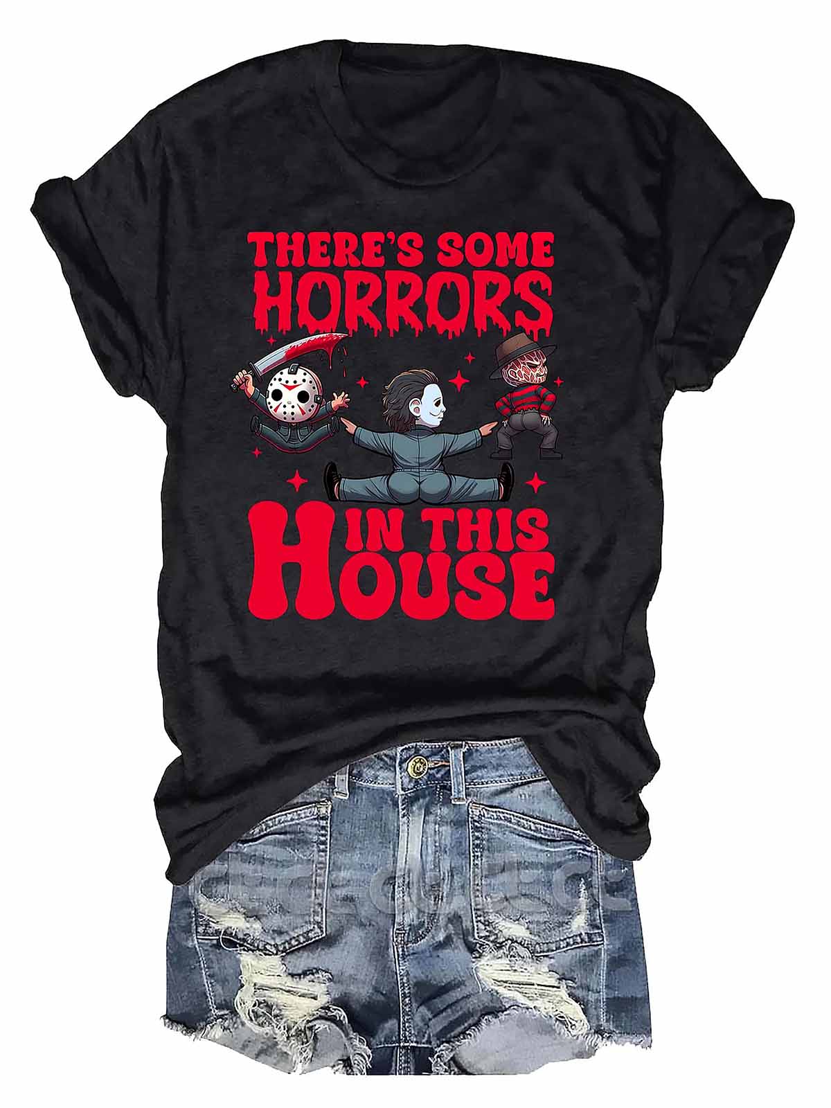 There's Some Horrors In This House Halloween Shirt There's Some Horrors In This House Halloween Shirt